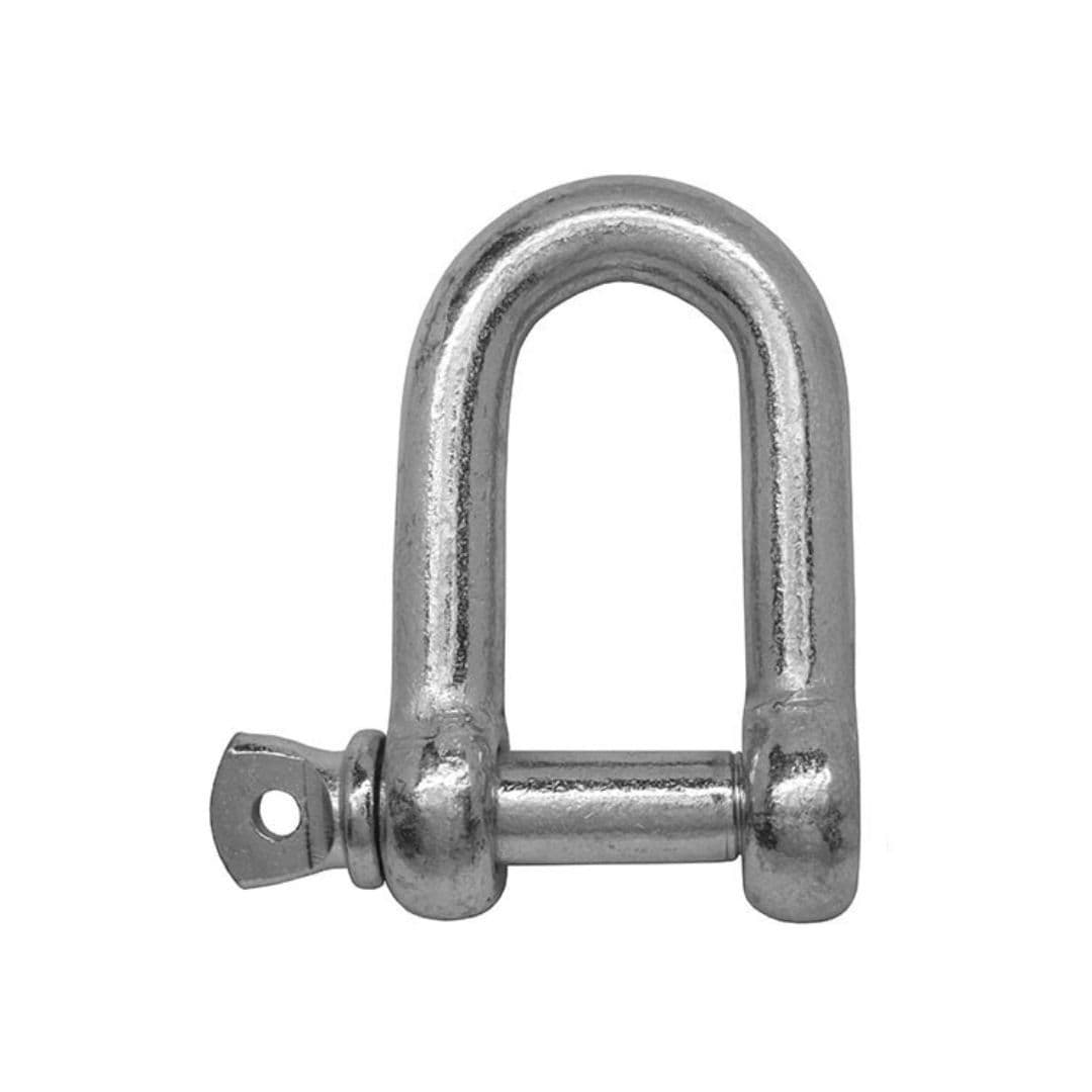 Galvanized D-shackles